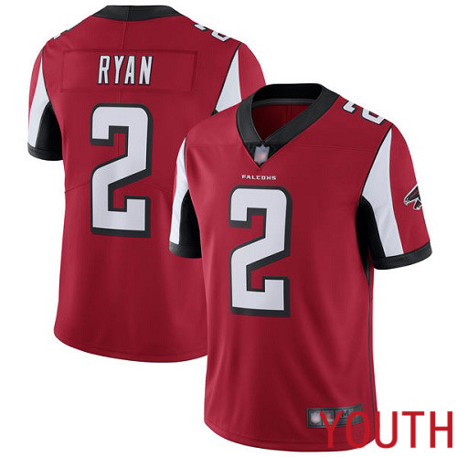 Atlanta Falcons Limited Red Youth Matt Ryan Home Jersey NFL Football 2 Vapor Untouchable